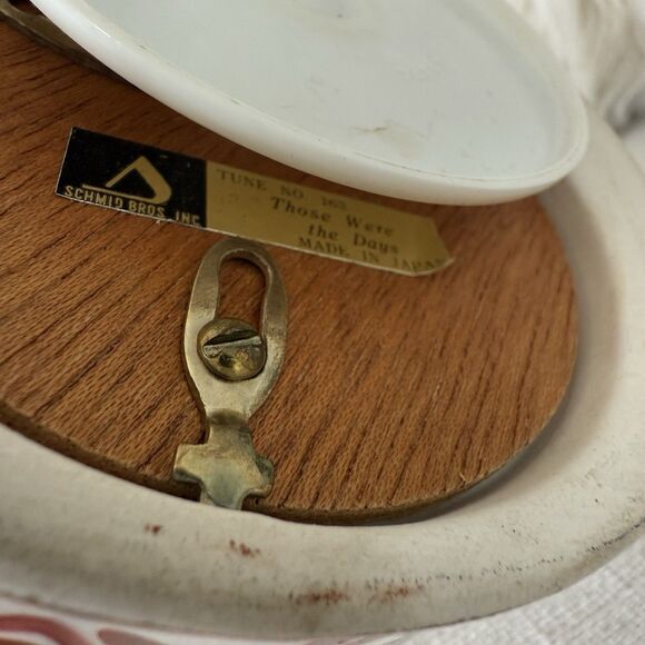 Vintage Schmid Annie Oakley Music Box Plays Those Were the Days Twirls Japan - Picture 11 of 13